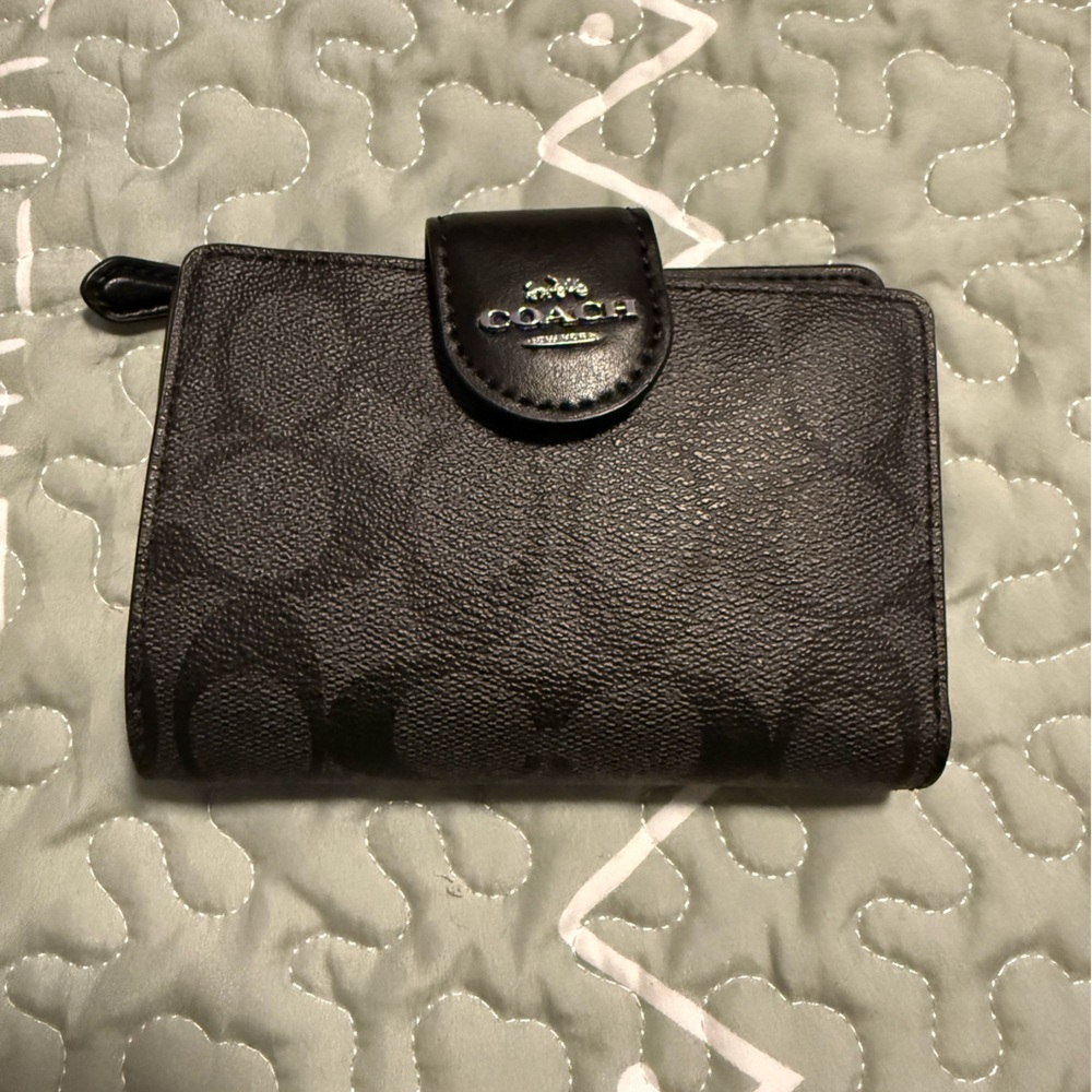 Coach Black Leather Wallet